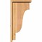 Ekena Millwork Newport Smooth Corbel w/Backplate, Western Red Cedar, 5 1/2"W x 12"D x 24"H COR06X12X24NEW01SWR - alternate 2